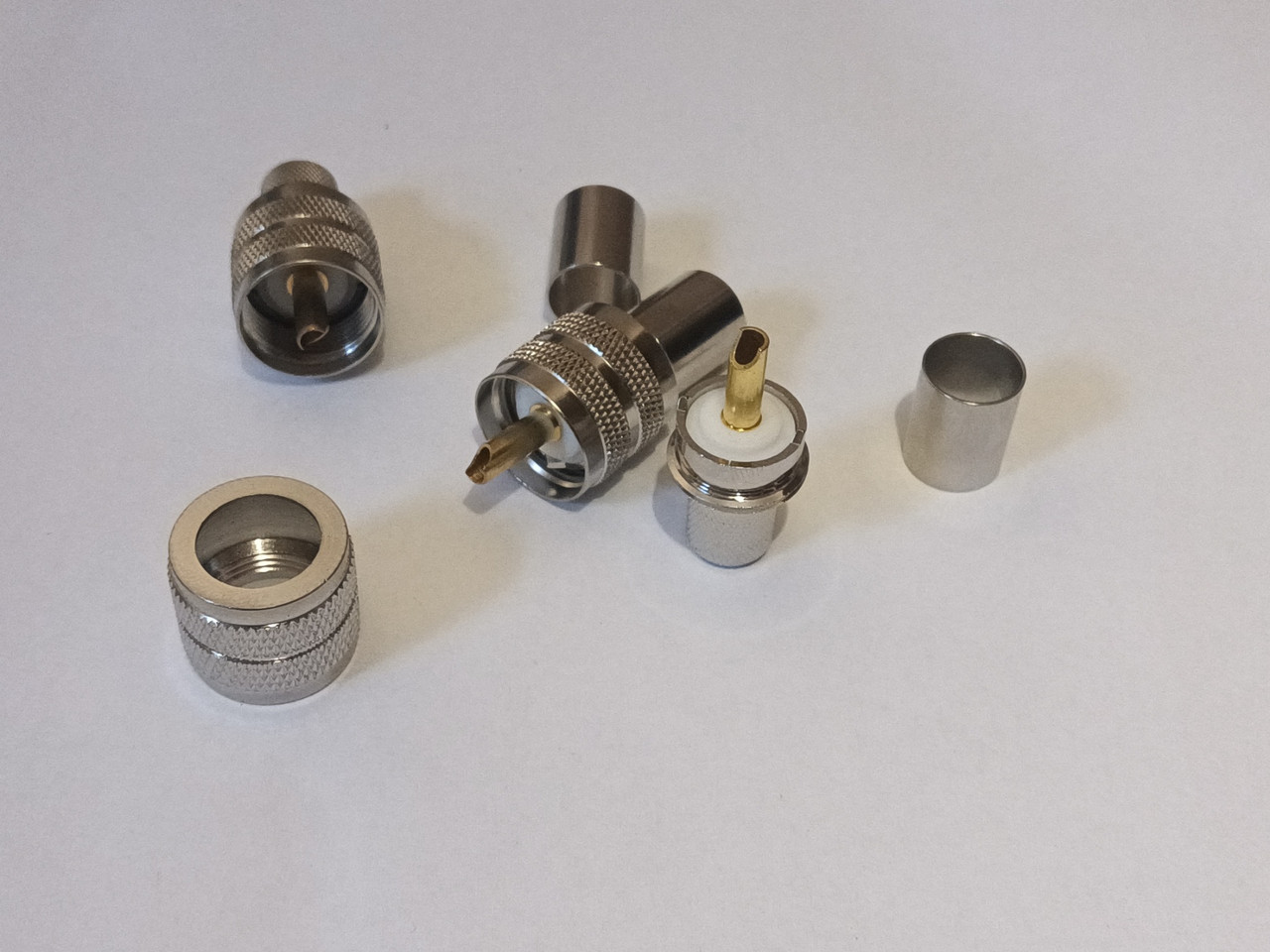 Штекер UHF (male), PL-259 обтискний на кабель RG-8, RG-213, RG-214, LMR400, SYV-50-7, RG-165, 7D-FB