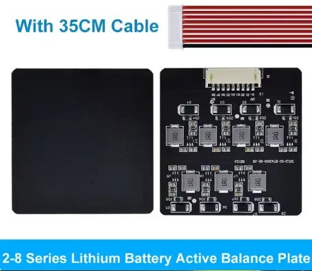 BMS 2S-8S 1,2A плата балансування для LiFePO4, LTO, літієвих акумуляторів