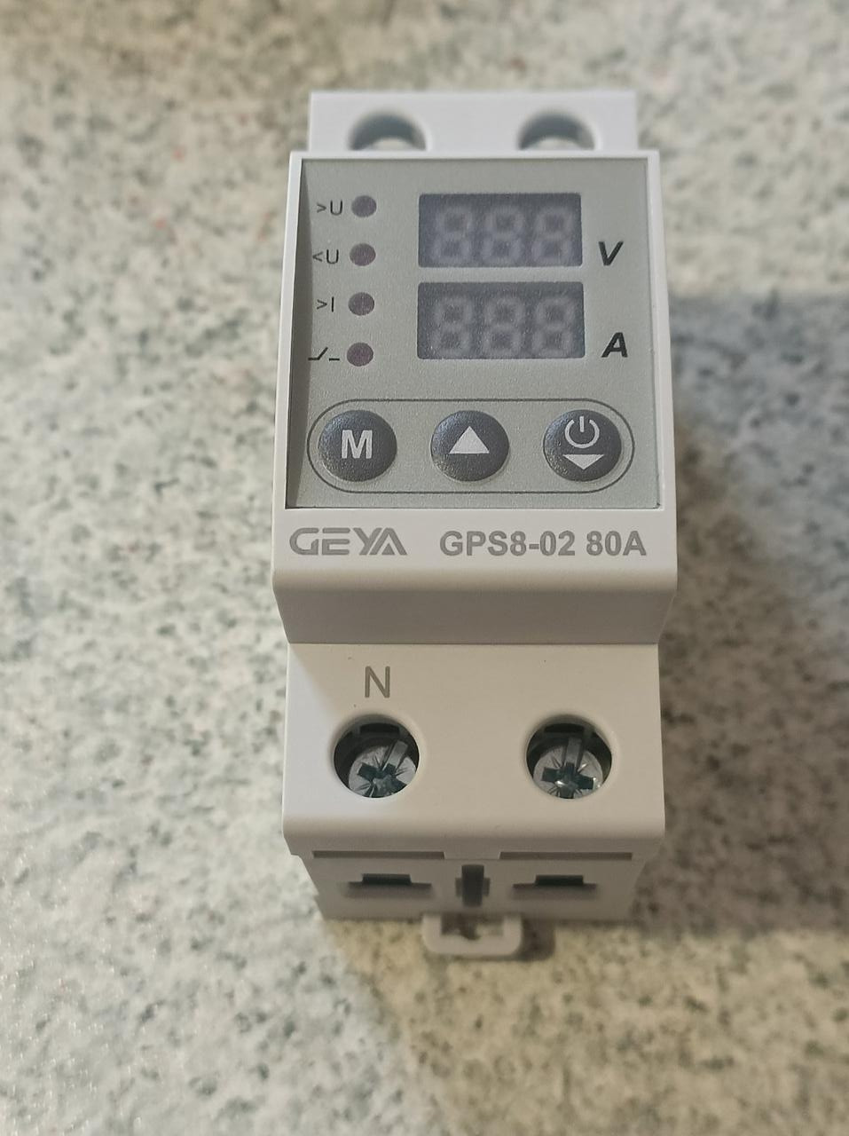 Реле напруги і струму GEYA GPS8-02-U 80А