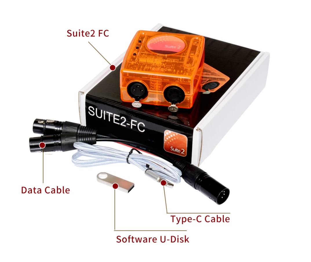 USB-DMX контролер Sunlite Suite2 FC DMX-USB v.2017