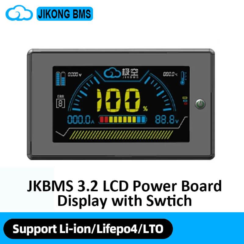 LCD дисплей 3.2" для BMS-плати Jikong з функцією активації BMS кнопкою