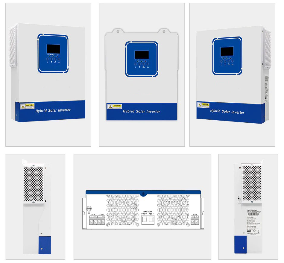 Гібридний сонячний інвертор EASUN ISolar-SMH-II 3.2kW 24V, заряд до 80A, чиста синусоїда, WiFi