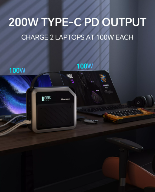 Портативна електростанція Newsmy P72 LiMnFePO4 280Wh 200W