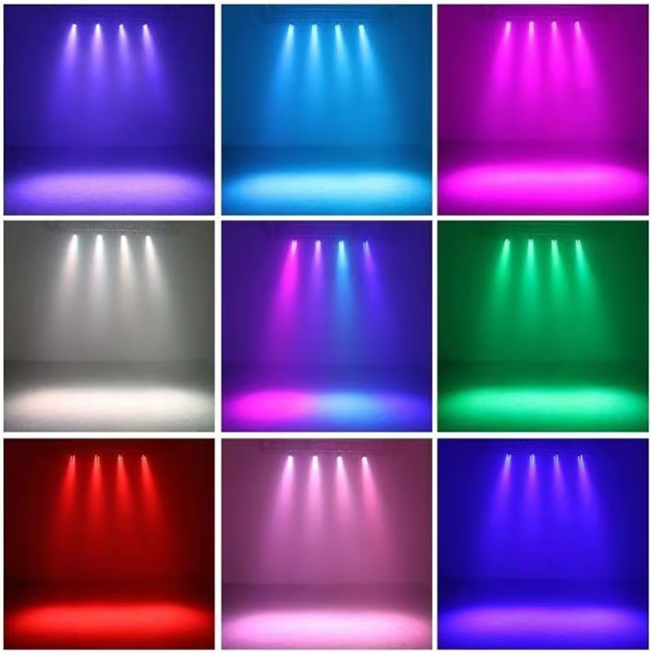 RGB LED PAR прожектор 100W 84 LED / DMX512 / світломузика