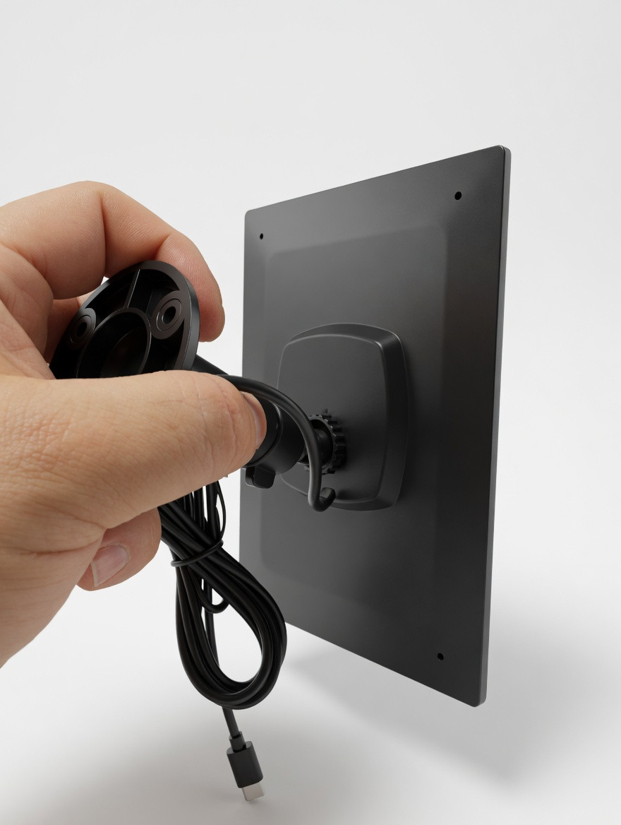 Сонячна панель для камер відеоспостереження 4W Type-C IP65, монокристалічна, 5V 600mA